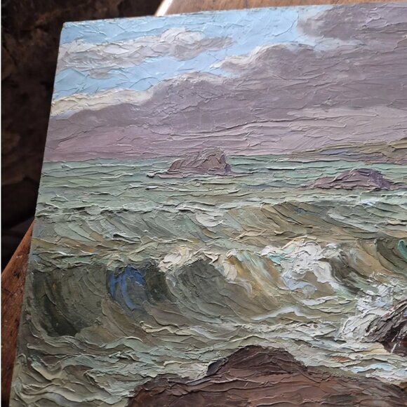 Vintage Landscape Oil Paining - Picture 3 of 6